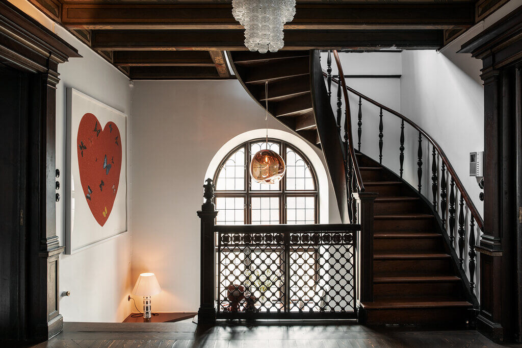 A Dramatic Townhouse in a Historic Building in Stockholm 5 historic townhouse stockholm nordroom4 A Dramatic Townhouse in a Historic Building in Stockholm