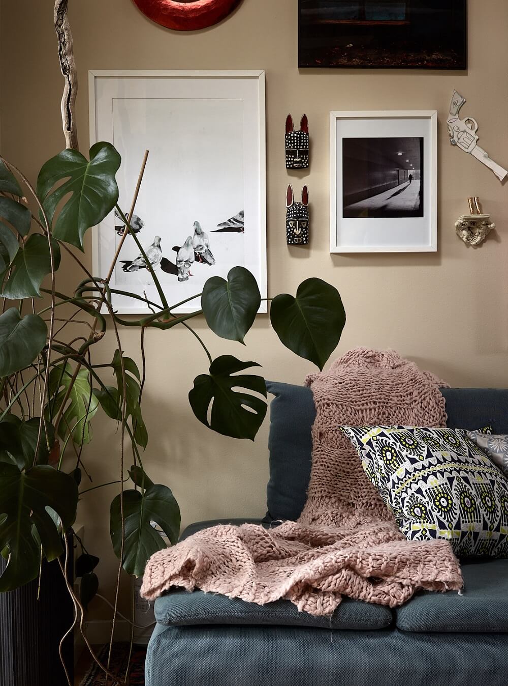 A Cozy Plant-Filled Attic Apartment in Stockholm 4 cozy plant filled attic apartment stockholm nordroom3 A Cozy Plant-Filled Attic Apartment in Stockholm