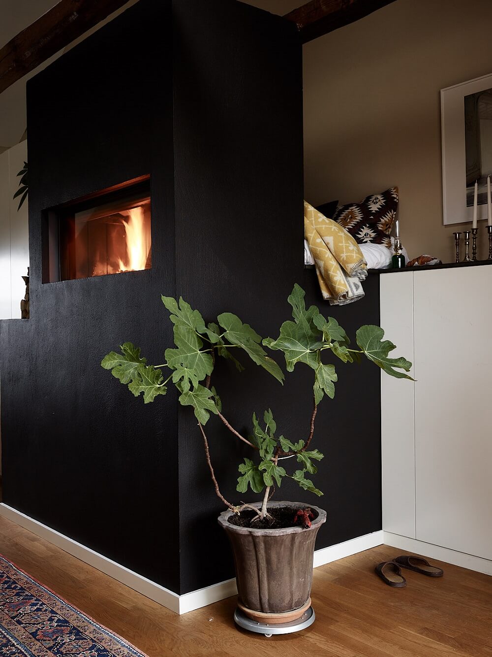 A Cozy Plant-Filled Attic Apartment in Stockholm 6 cozy plant filled attic apartment stockholm nordroom5 A Cozy Plant-Filled Attic Apartment in Stockholm