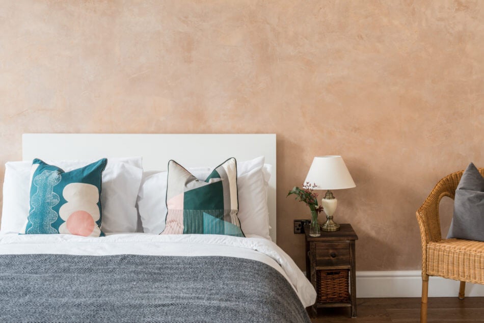 An Elegant Small Pink Apartment in London 8 small pink apartment london nordroom7 An Elegant Small Pink Apartment in London
