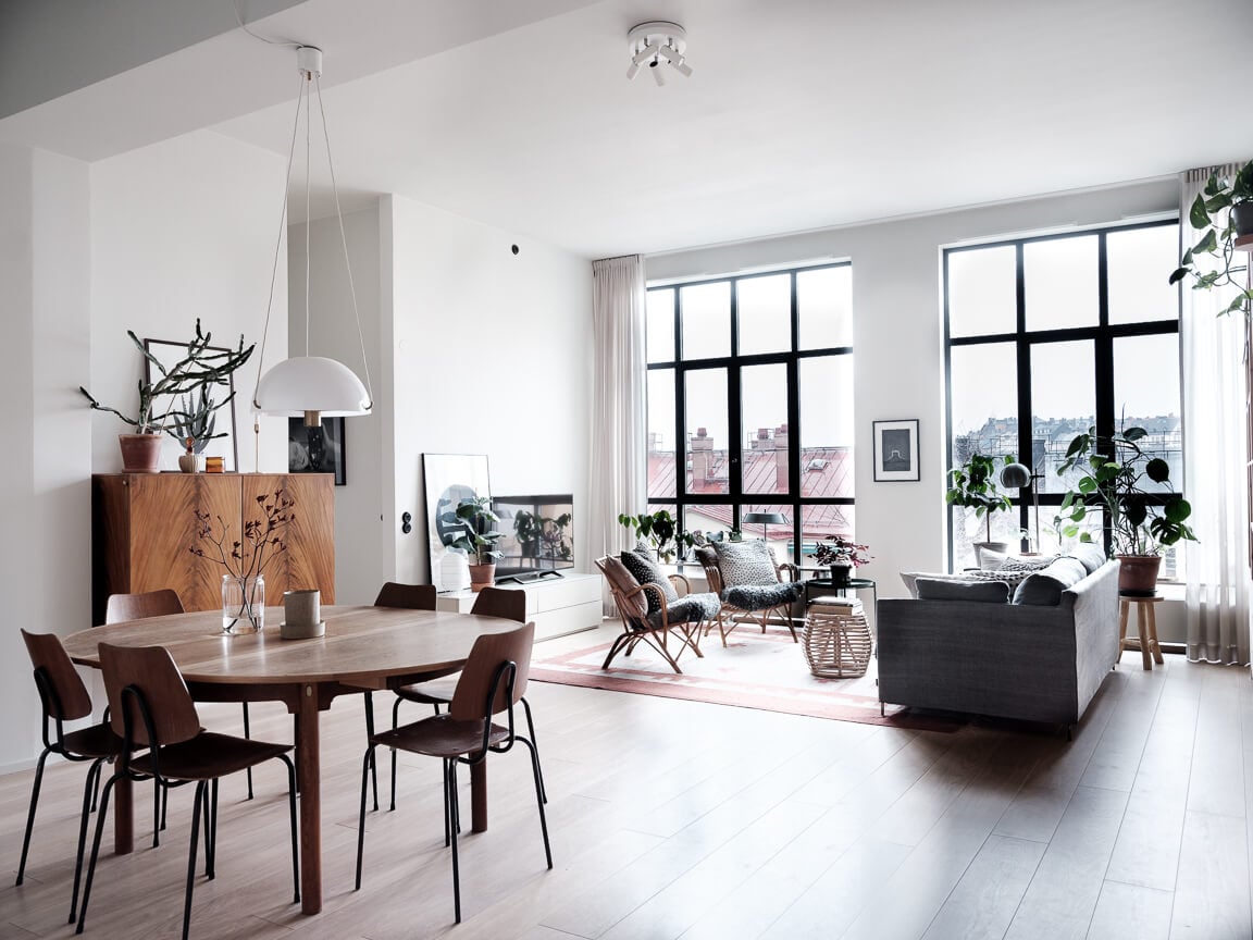 A Scandinavian Apartment With Floor To Ceiling Windows 2 TheNordroom AScandinavianApartmentWithFloorToCeilingWindows1 A Scandinavian Apartment With Floor To Ceiling Windows
