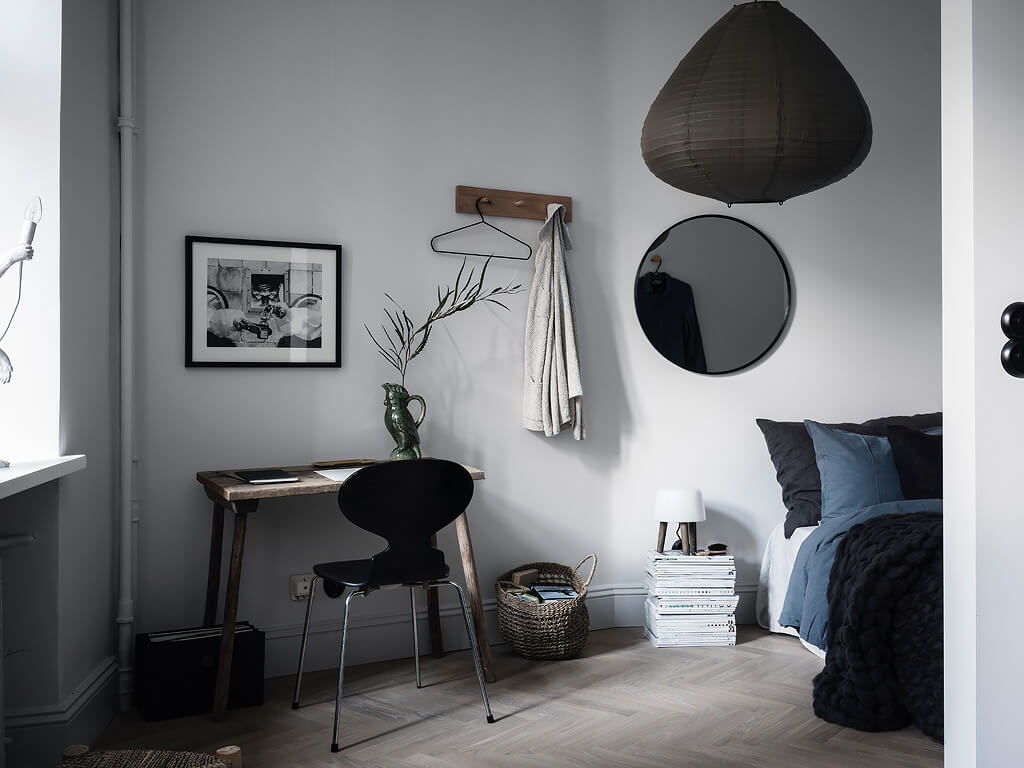 A Scandinavian Studio Apartment Decorated In Blue Tones 11 blue scandinavian studio apartment nordroom10 A Scandinavian Studio Apartment Decorated In Blue Tones