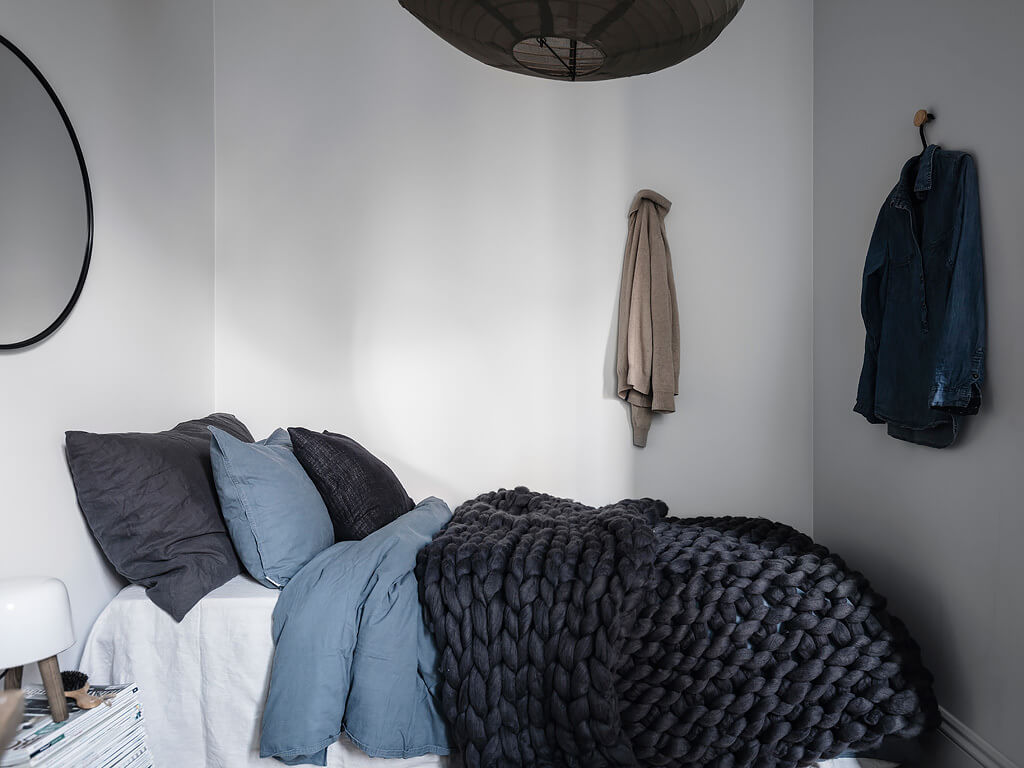 A Scandinavian Studio Apartment Decorated In Blue Tones 12 blue scandinavian studio apartment nordroom11 A Scandinavian Studio Apartment Decorated In Blue Tones