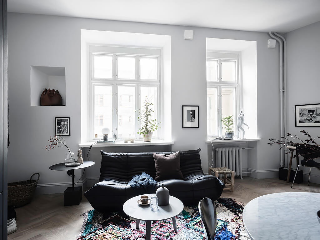 A Scandinavian Studio Apartment Decorated In Blue Tones 3 blue scandinavian studio apartment nordroom2 A Scandinavian Studio Apartment Decorated In Blue Tones