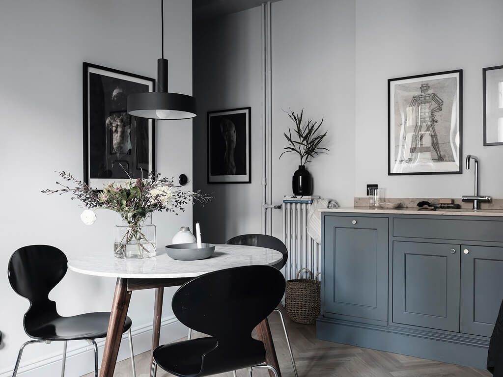 A Scandinavian Studio Apartment Decorated In Blue Tones 6 blue scandinavian studio apartment nordroom5 A Scandinavian Studio Apartment Decorated In Blue Tones