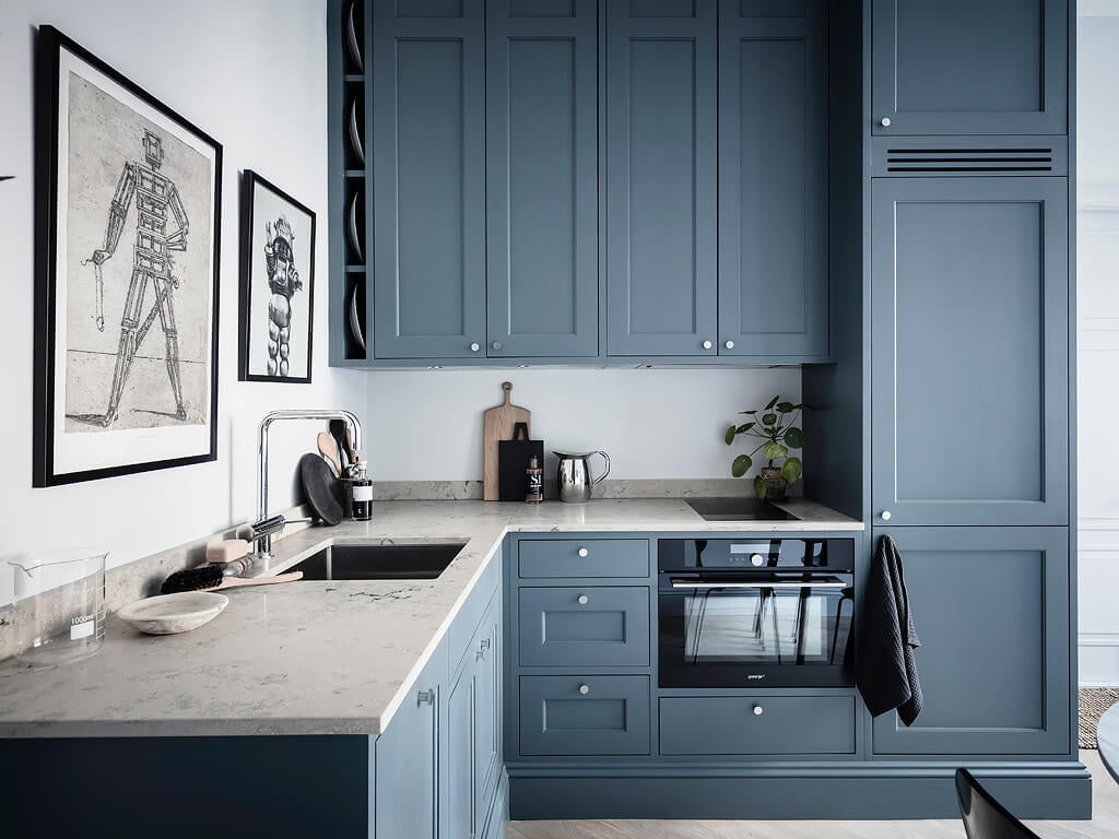 A Scandinavian Studio Apartment Decorated In Blue Tones 8 blue scandinavian studio apartment nordroom7 A Scandinavian Studio Apartment Decorated In Blue Tones