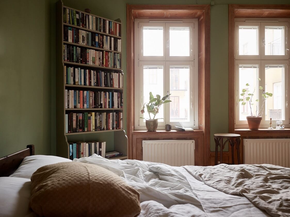 A Charming Scandinavian Apartment with Original Details and Muted Colors 8 charming scandinavian apartment muted color tones nordroom7 A Charming Scandinavian Apartment with Original Details and Muted Colors