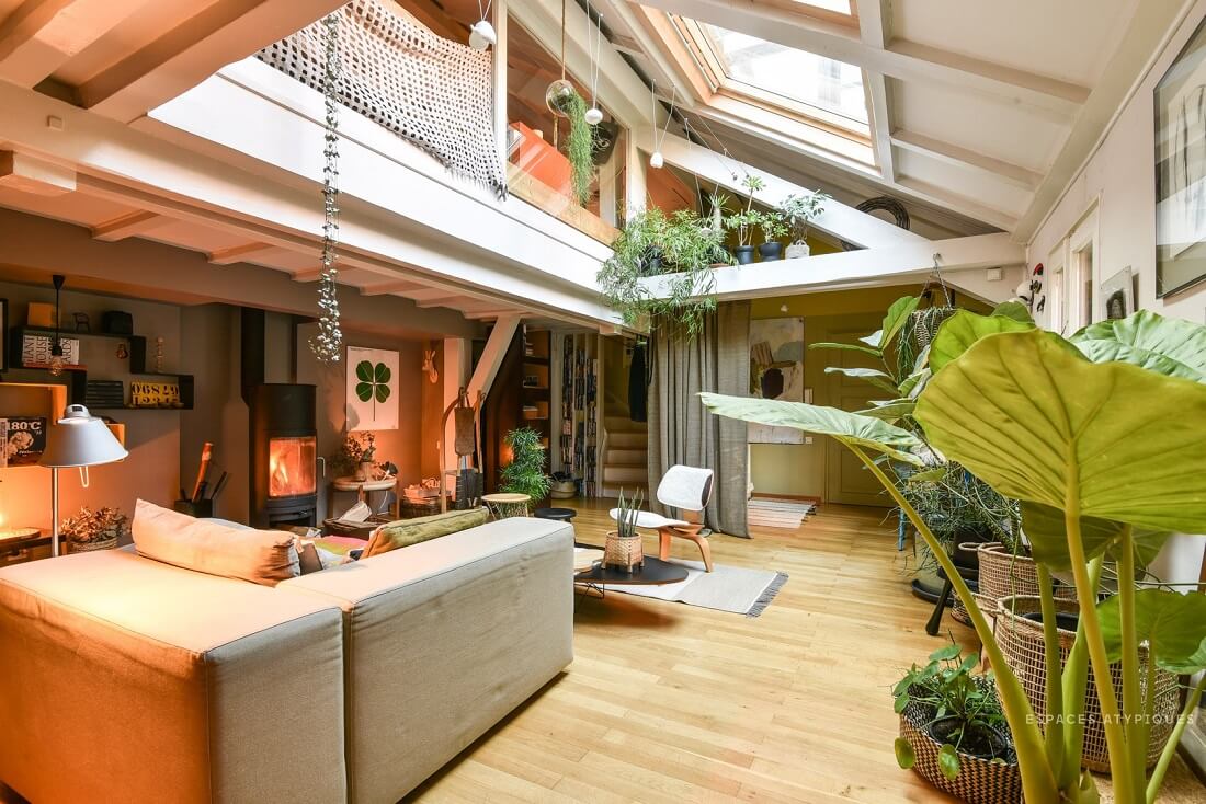 A Cozy Plant-Filled Attic Apartment in Strasbourg 3 plant filled attic apartment strasbourg nordroom2 A Cozy Plant-Filled Attic Apartment in Strasbourg