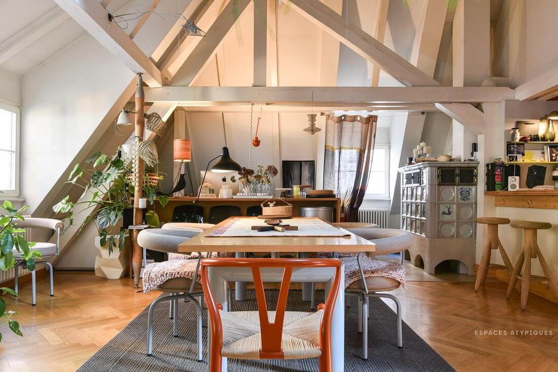 A Cozy Plant-Filled Attic Apartment in Strasbourg 4 plant filled attic apartment strasbourg nordroom3 A Cozy Plant-Filled Attic Apartment in Strasbourg