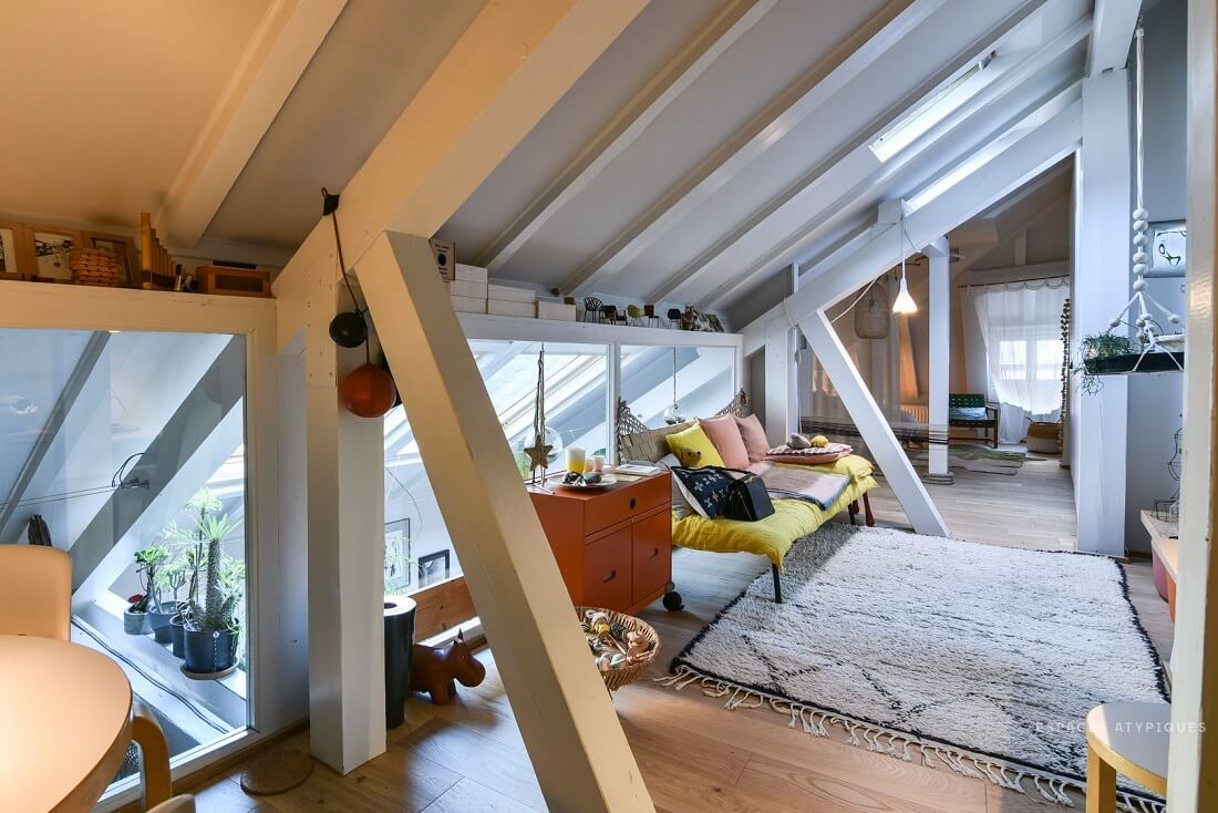 A Cozy Plant-Filled Attic Apartment in Strasbourg 7 plant filled attic apartment strasbourg nordroom6 A Cozy Plant-Filled Attic Apartment in Strasbourg