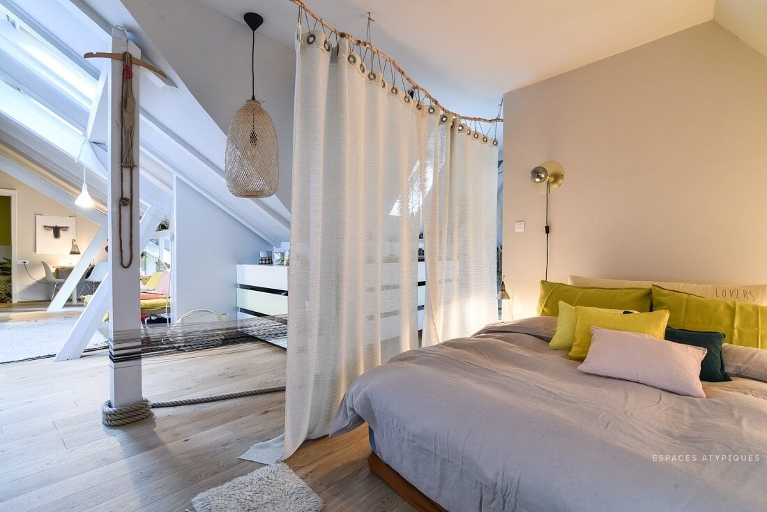 A Cozy Plant-Filled Attic Apartment in Strasbourg 10 plant filled attic apartment strasbourg nordroom9 A Cozy Plant-Filled Attic Apartment in Strasbourg