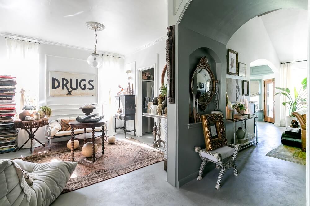 A Collector's Vintage Eclectic Home in Texas 3 vintage eclectic home texas nordroom2 A Collector's Vintage Eclectic Home in Texas