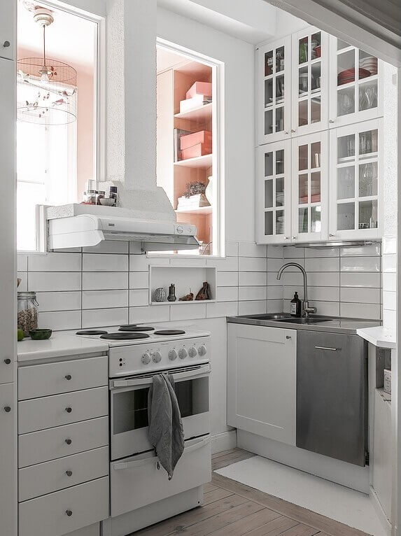 A Small Blue & Pink Scandinavian Apartment 8 blue and pink scandinavian apartment nordroom6 A Small Blue & Pink Scandinavian Apartment