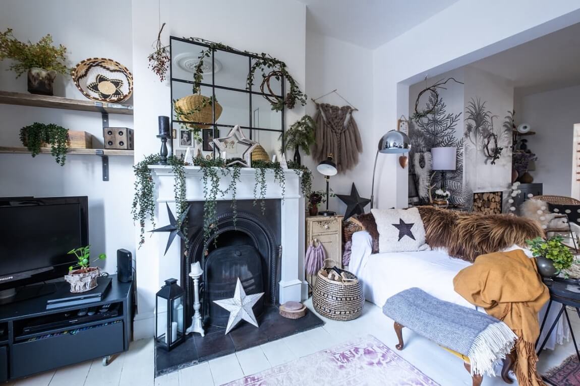 A Bohemian Victorian Home with Scandi Touches 2 bohemian victorian home scandi touches nordroom1 A Bohemian Victorian Home with Scandi Touches