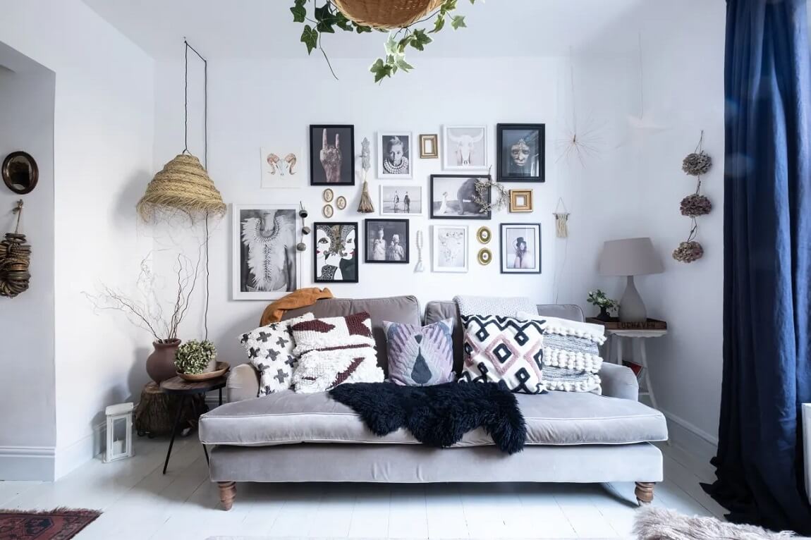 A Bohemian Victorian Home with Scandi Touches 4 bohemian victorian home scandi touches nordroom3 A Bohemian Victorian Home with Scandi Touches