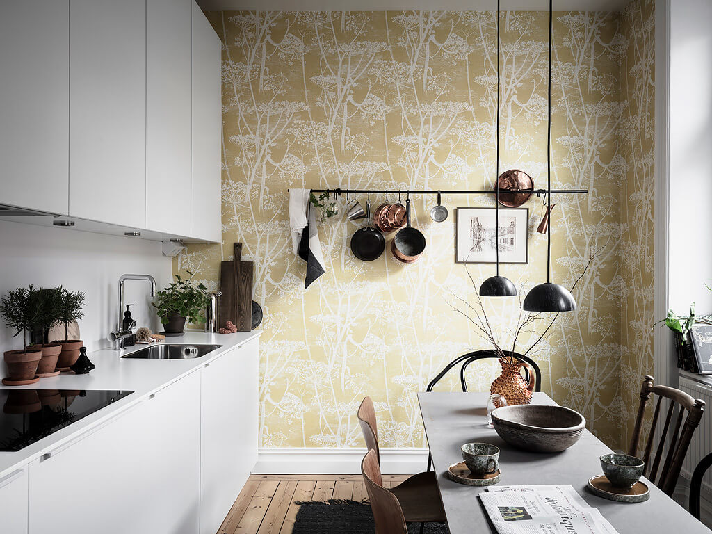 A Scandi Apartment With A Canopy of Plants in the Bedroom 11 scandinavian apartment canopy plants nordroom10 A Scandi Apartment With A Canopy of Plants in the Bedroom