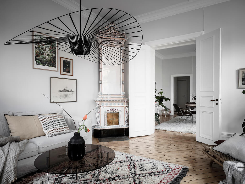 A Scandi Apartment With A Canopy of Plants in the Bedroom 5 scandinavian apartment canopy plants nordroom4 A Scandi Apartment With A Canopy of Plants in the Bedroom