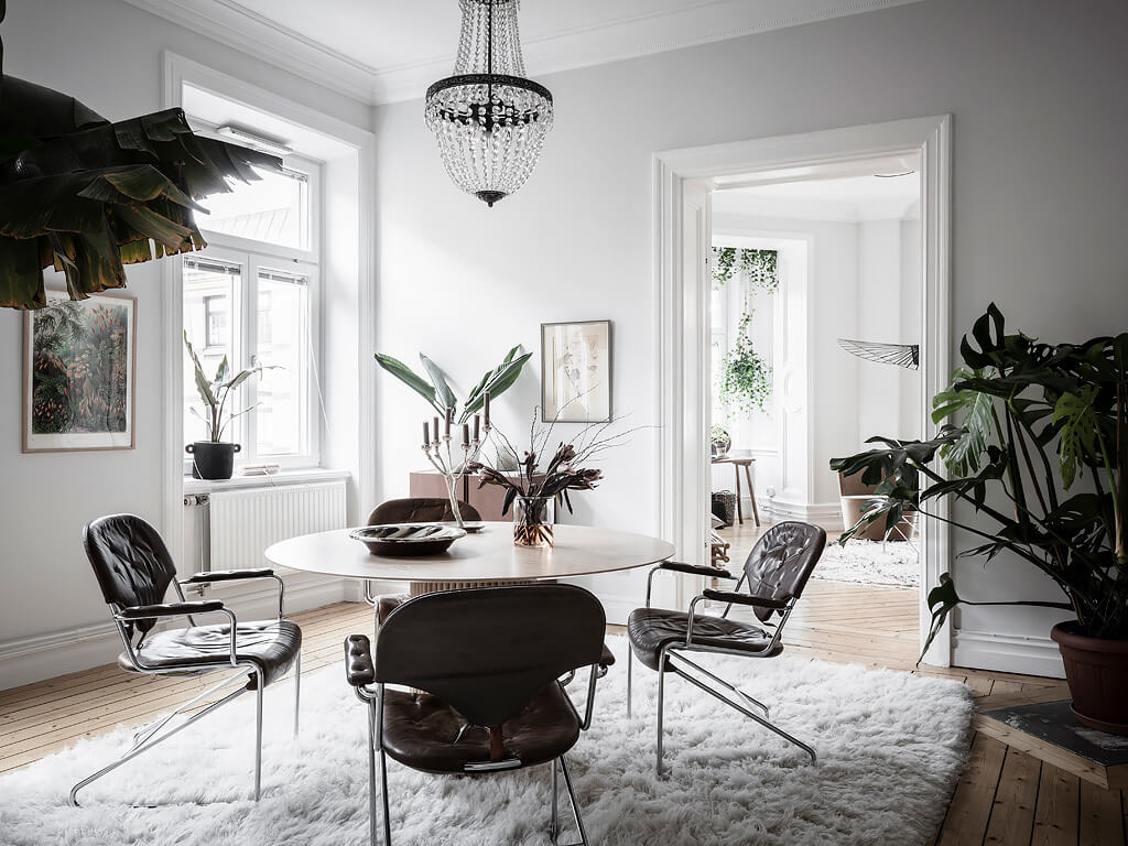 A Scandi Apartment With A Canopy of Plants in the Bedroom 7 scandinavian apartment canopy plants nordroom6 A Scandi Apartment With A Canopy of Plants in the Bedroom