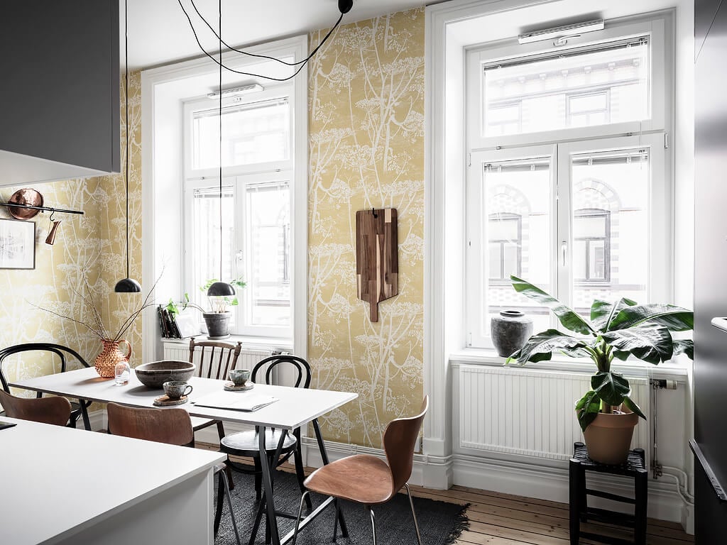 A Scandi Apartment With A Canopy of Plants in the Bedroom 10 scandinavian apartment canopy plants nordroom9 A Scandi Apartment With A Canopy of Plants in the Bedroom
