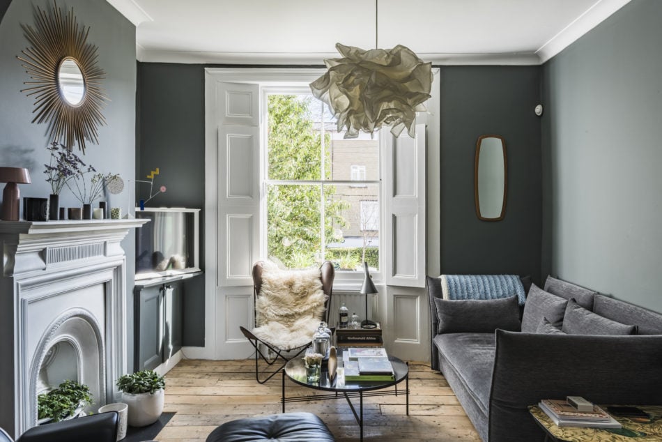 A Blue and Grey London Home with Beautiful Raw Wooden Floors 2 blue grey london home wooden floors nordroom1 A Blue and Grey London Home with Beautiful Raw Wooden Floors