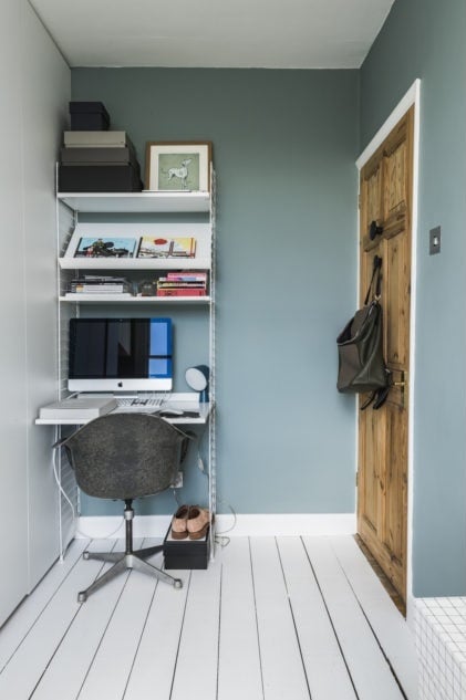 A Blue and Grey London Home with Beautiful Raw Wooden Floors 13 blue grey london home wooden floors nordroom12 A Blue and Grey London Home with Beautiful Raw Wooden Floors