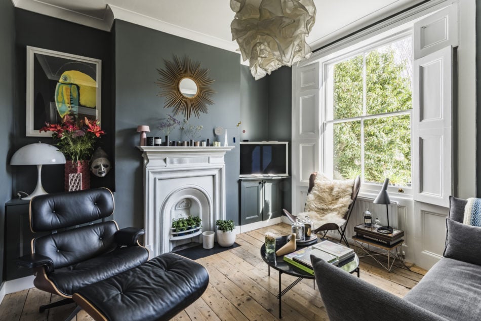 A Blue and Grey London Home with Beautiful Raw Wooden Floors 3 blue grey london home wooden floors nordroom2 A Blue and Grey London Home with Beautiful Raw Wooden Floors