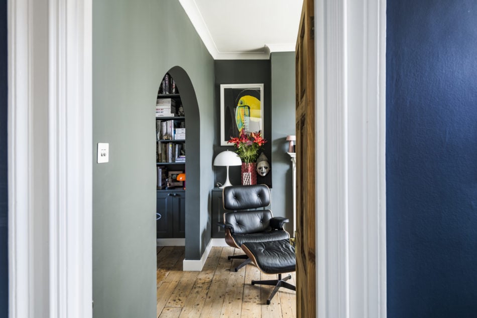 A Blue and Grey London Home with Beautiful Raw Wooden Floors 4 blue grey london home wooden floors nordroom3 A Blue and Grey London Home with Beautiful Raw Wooden Floors