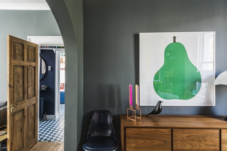 A Blue and Grey London Home with Beautiful Raw Wooden Floors 7 blue grey london home wooden floors nordroom6 A Blue and Grey London Home with Beautiful Raw Wooden Floors