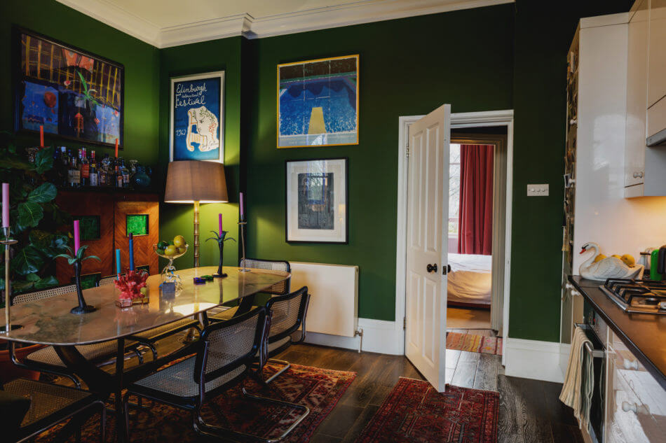 The Colorful Eclectic Home of Designer Luke Edward Hall & Duncan Campbell 3 colorful eclectic home luke edward hall duncan campbell nordroom2 The Colorful Eclectic Home of Designer Luke Edward Hall & Duncan Campbell