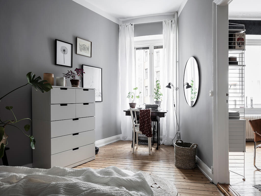 A Beautiful Grey & Blue Scandinavian Apartment 11 grey blue scandinavian apartment nordroom11 A Beautiful Grey & Blue Scandinavian Apartment