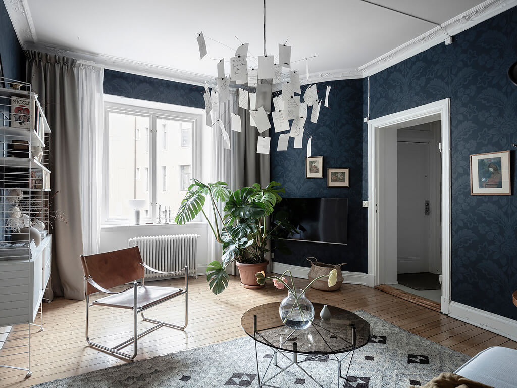 A Beautiful Grey & Blue Scandinavian Apartment 3 grey blue scandinavian apartment nordroom2 A Beautiful Grey & Blue Scandinavian Apartment