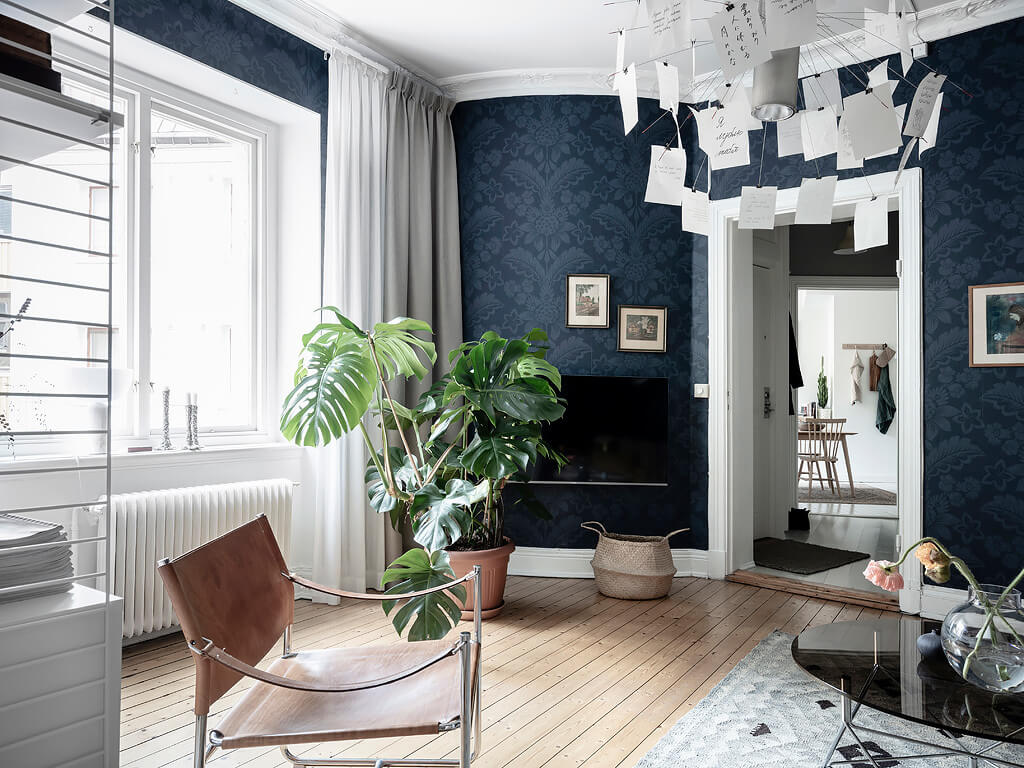 A Beautiful Grey & Blue Scandinavian Apartment 5 grey blue scandinavian apartment nordroom4 A Beautiful Grey & Blue Scandinavian Apartment