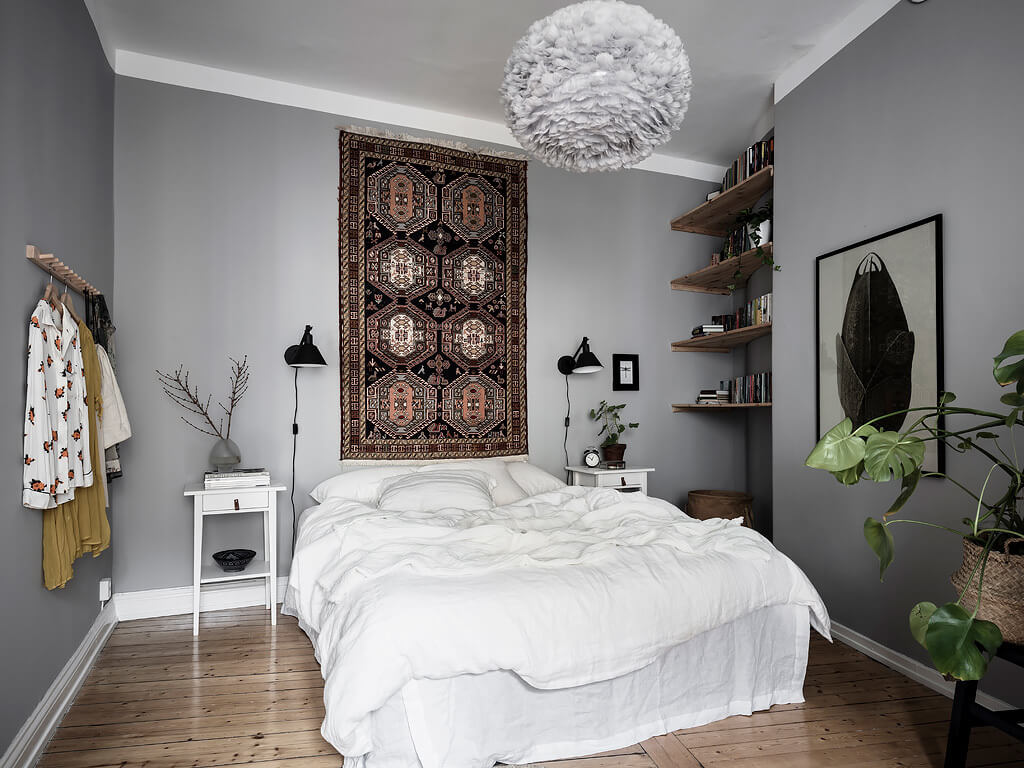 A Beautiful Grey & Blue Scandinavian Apartment 7 grey blue scandinavian apartment nordroom6 A Beautiful Grey & Blue Scandinavian Apartment