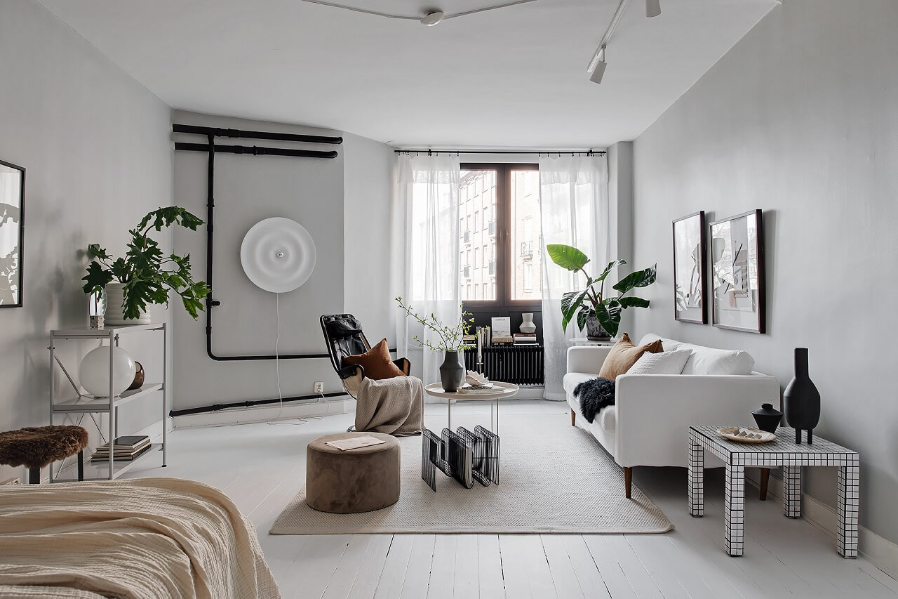 TheNordroom ASoftScandinavianStudioApartment 1 A Soft Scandinavian Studio Apartment