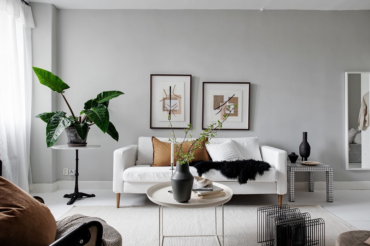 A Soft Scandinavian Studio Apartment 2 TheNordroom ASoftScandinavianStudioApartment1 A Soft Scandinavian Studio Apartment