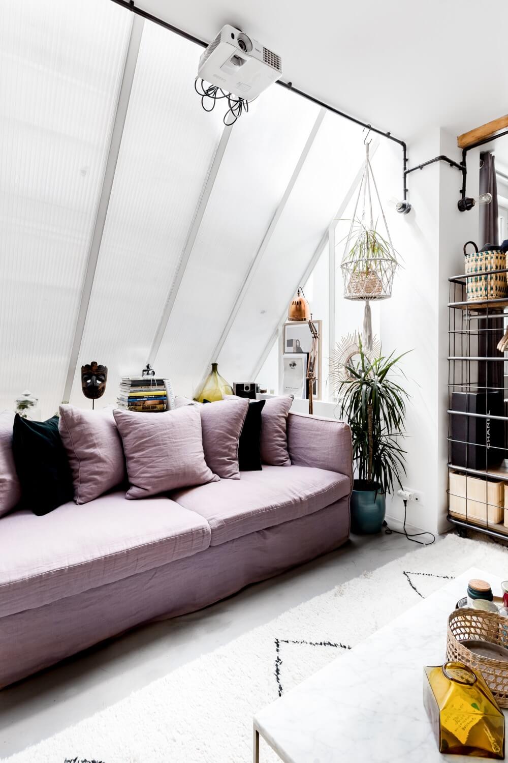 A Bright Attic Apartment in Paris That's For Rent on Airbnb 8 attic apartment paris airbnb nordroom7 A Bright Attic Apartment in Paris That's For Rent on Airbnb