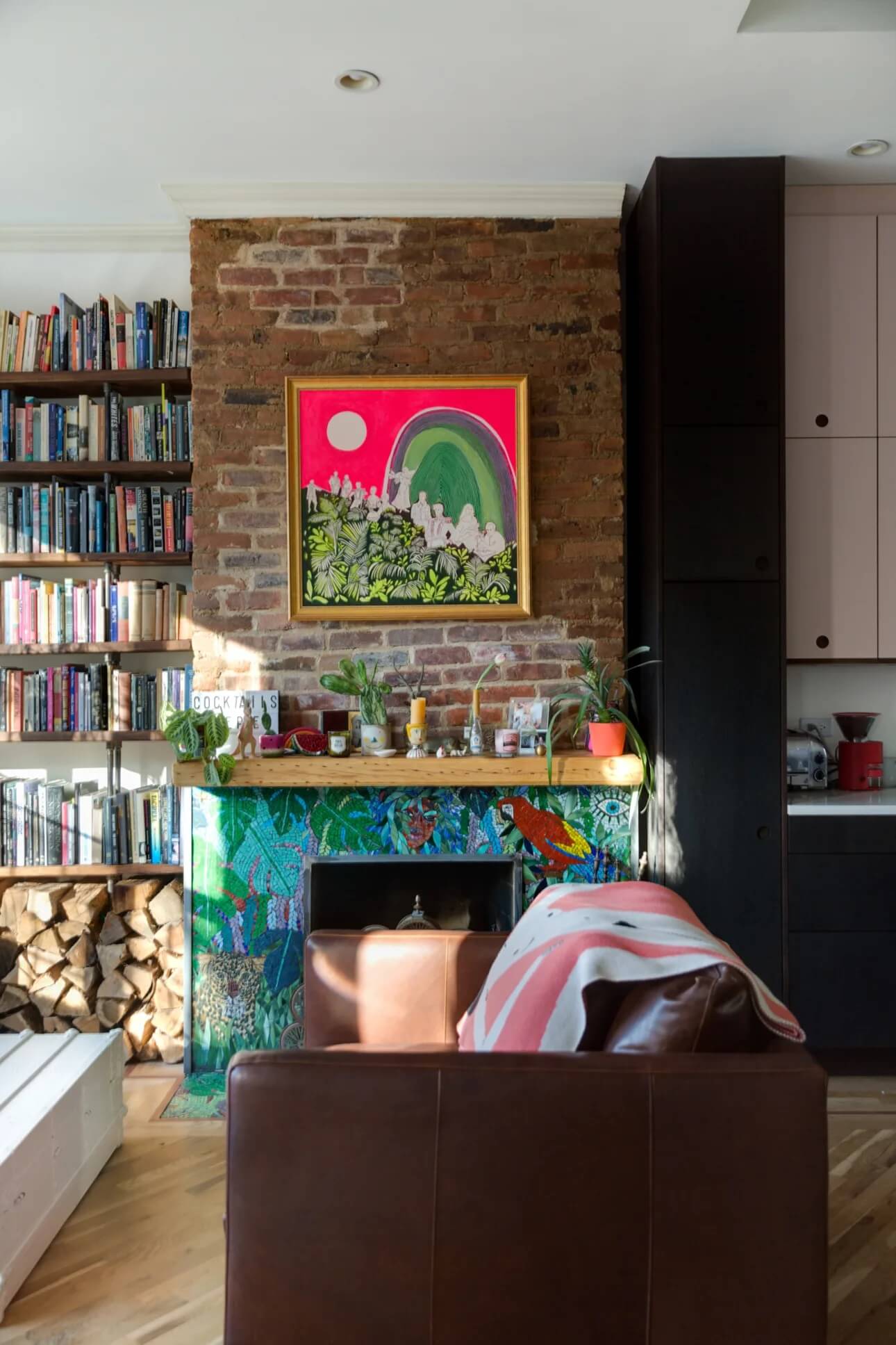 Colorful Wallpaper In A Vibrant Brooklyn Family Home 2 colorful-wallpaper-vibrant-brooklyn-home-nordroom
