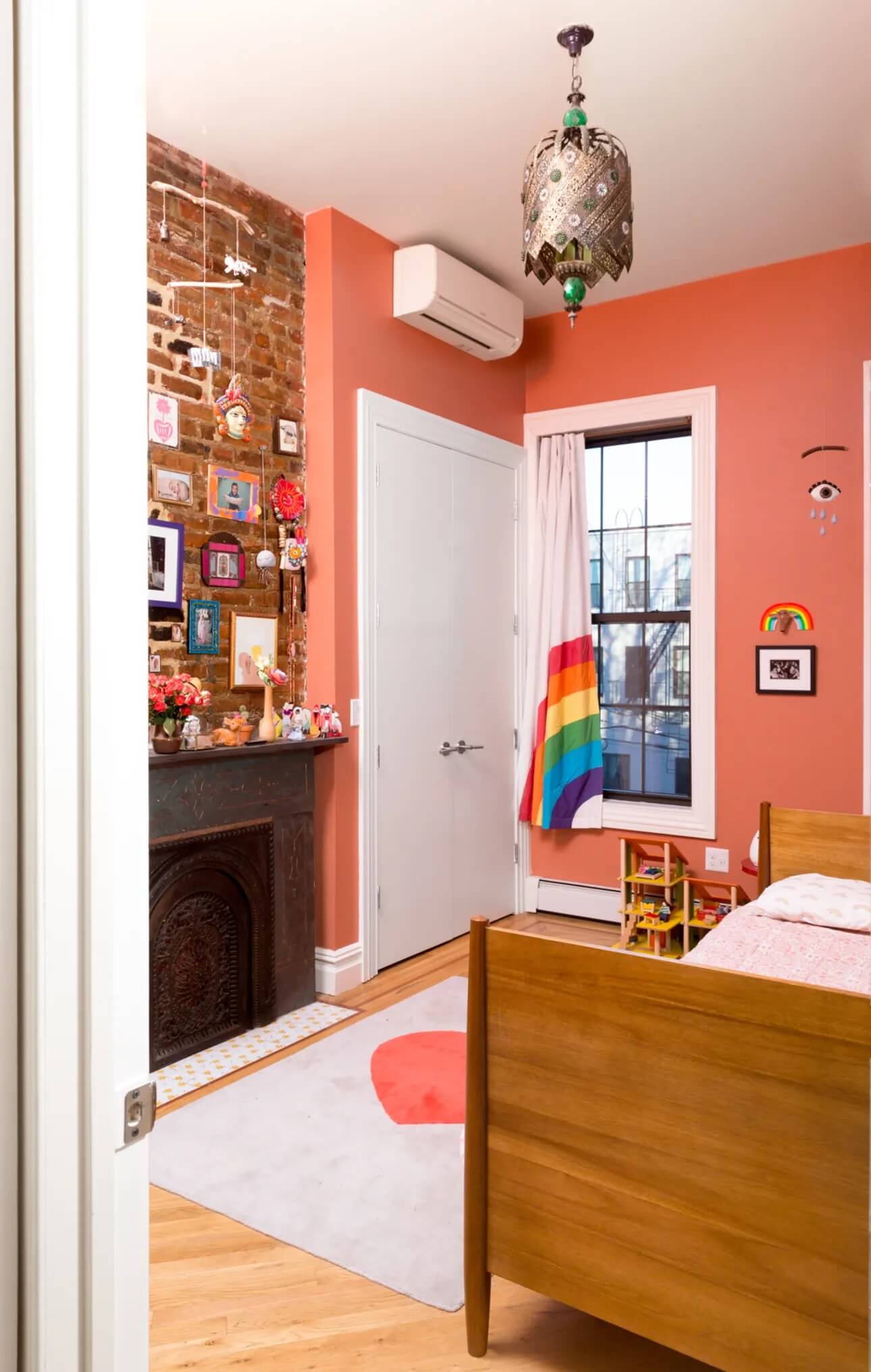 Colorful Wallpaper In A Vibrant Brooklyn Family Home 11 colorful-wallpaper-vibrant-brooklyn-home-nordroom