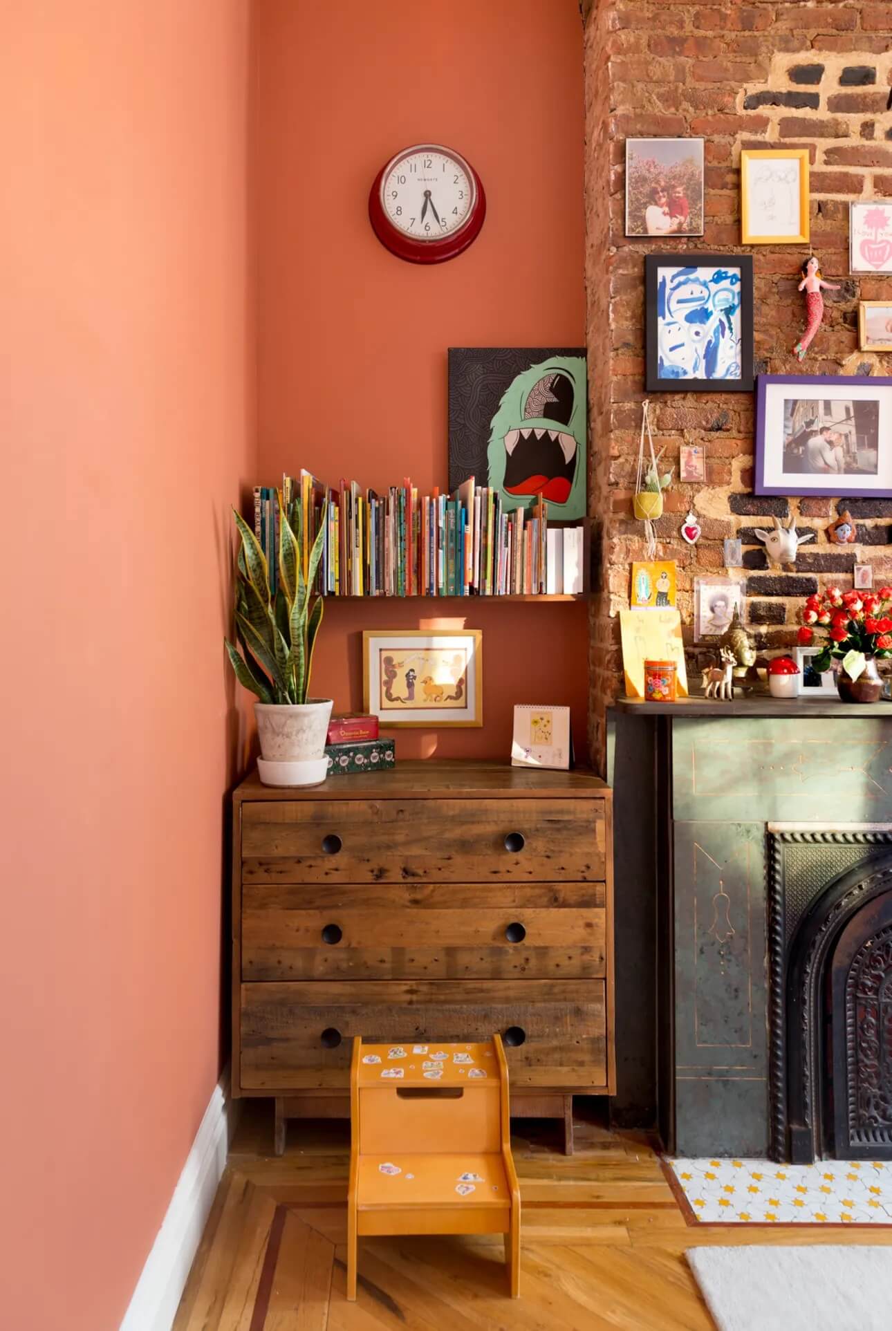 Colorful Wallpaper In A Vibrant Brooklyn Family Home 12 colorful-wallpaper-vibrant-brooklyn-home-nordroom