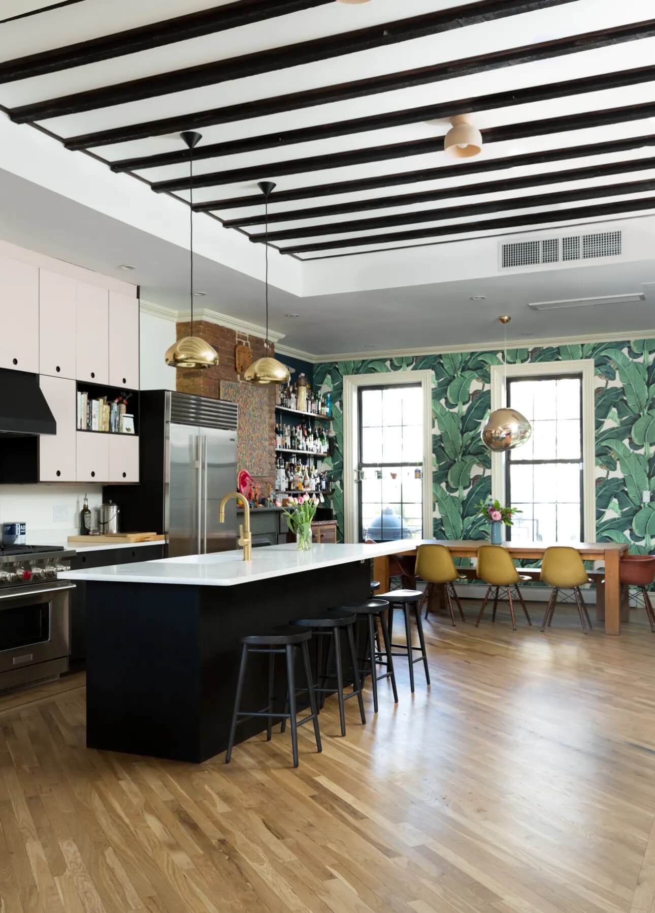 Colorful Wallpaper In A Vibrant Brooklyn Family Home 3 colorful-wallpaper-vibrant-brooklyn-home-nordroom