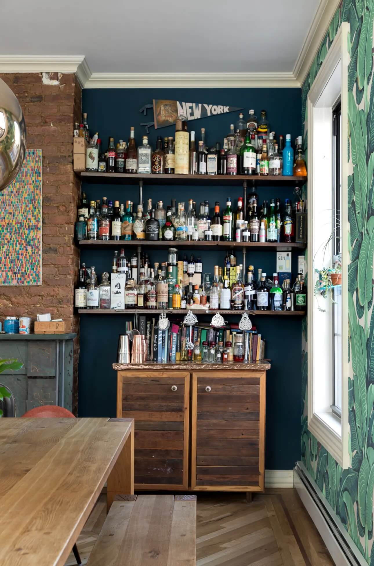 Colorful Wallpaper In A Vibrant Brooklyn Family Home 5 colorful-wallpaper-vibrant-brooklyn-home-nordroom