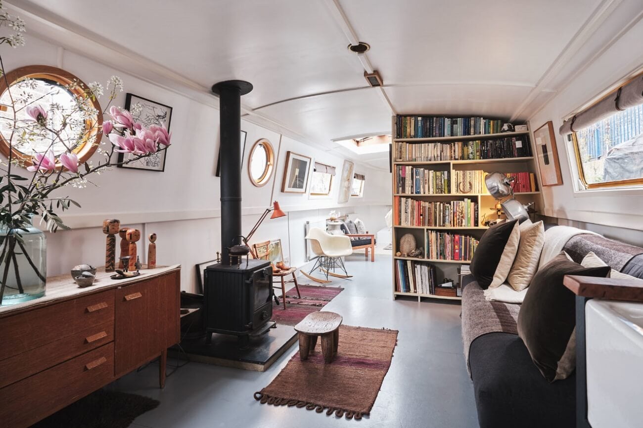 A Cozy and Stylish Houseboat in London 3 houseboat london nordroom2 A Cozy and Stylish Houseboat in London