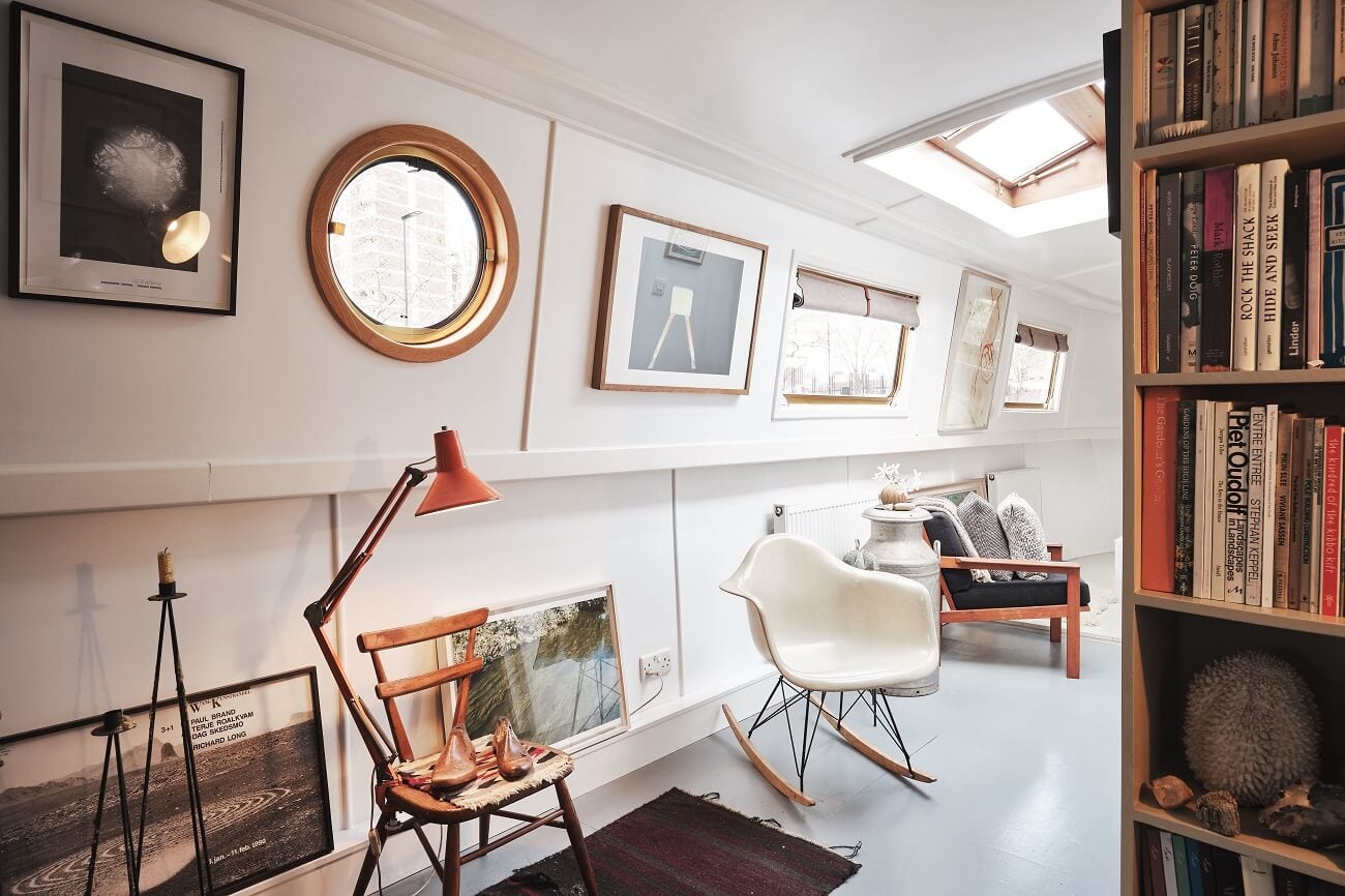 A Cozy and Stylish Houseboat in London 9 houseboat london nordroom8 A Cozy and Stylish Houseboat in London