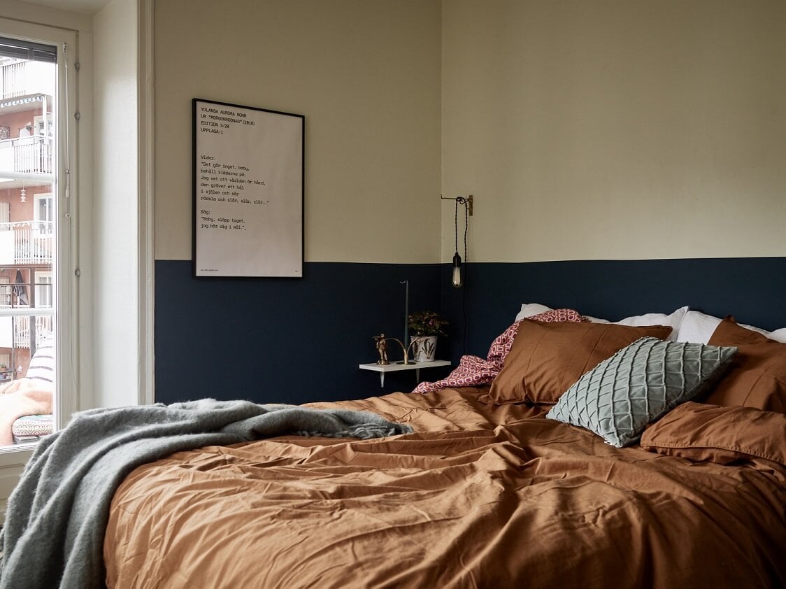 A Vibrant Pink and Blue Apartment in Stockholm 10 pink blue scandinavian apartment nordroom9 A Vibrant Pink and Blue Apartment in Stockholm