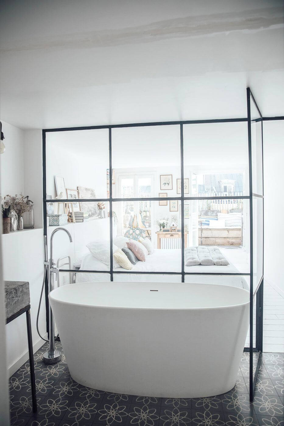 A Serene Apartment With A Perfect View Over Paris 12 serene apartment paris nordroom11 A Serene Apartment With A Perfect View Over Paris