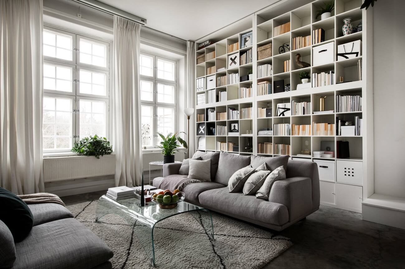 A Small Scandinavian Loft Looks Spacious Thanks To A Mirrored Wall 7 small scandiniavian loft nordroom6 A Small Scandinavian Loft Looks Spacious Thanks To A Mirrored Wall