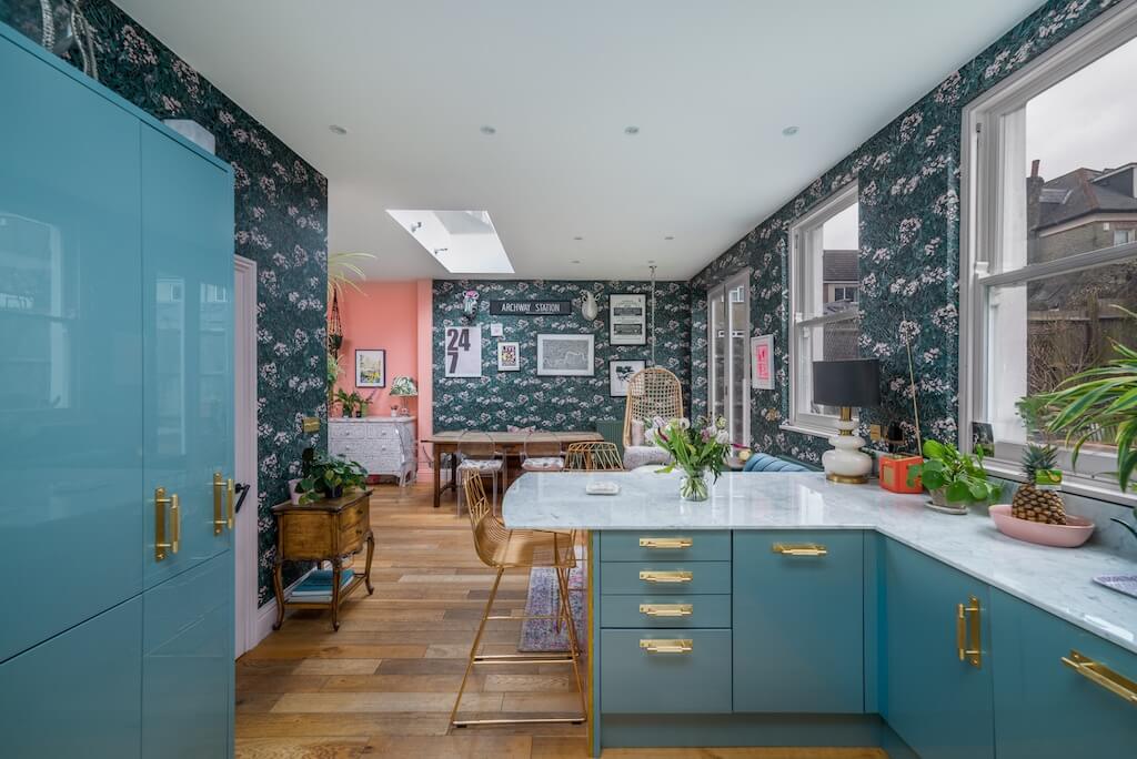A Color Explosion In A South London Home 12 colorful south london home nordroom11 A Color Explosion In A South London Home