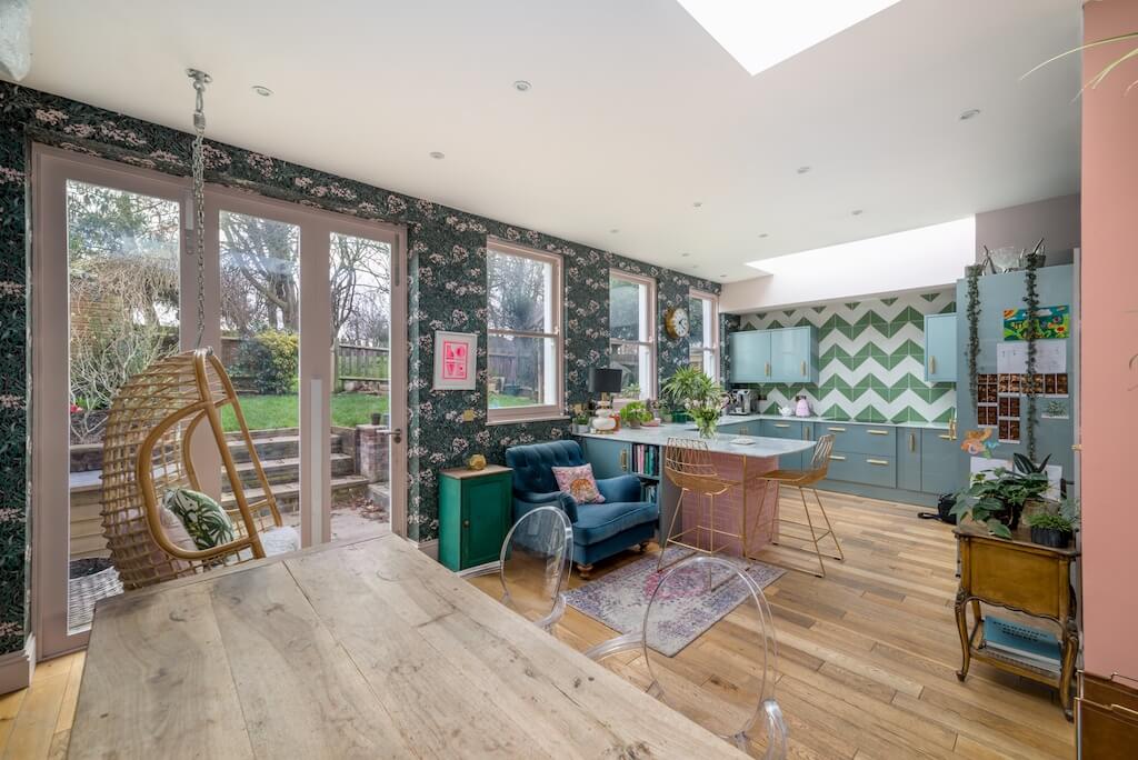A Color Explosion In A South London Home 7 colorful south london home nordroom6 A Color Explosion In A South London Home