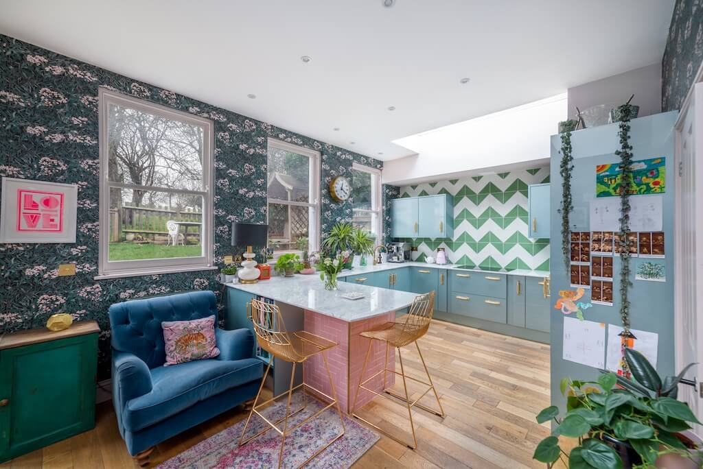 A Color Explosion In A South London Home 8 colorful south london home nordroom7 A Color Explosion In A South London Home