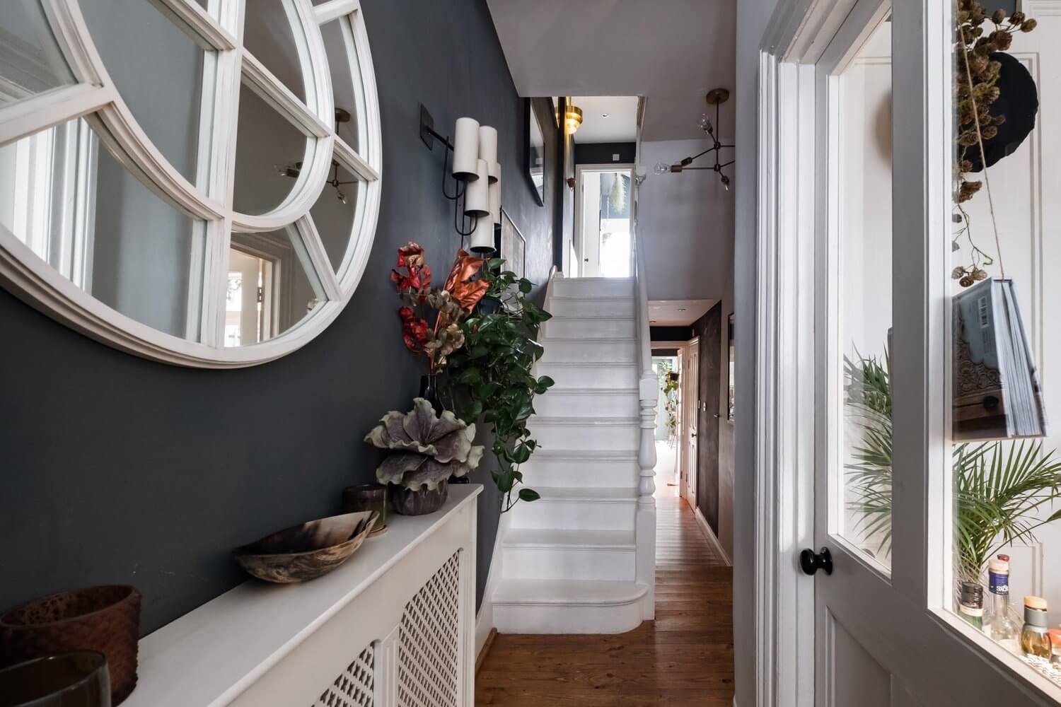 A Cozy Grey London Home Packed With Plants & Art 9 grey london home plants art nordroom8 A Cozy Grey London Home Packed With Plants & Art